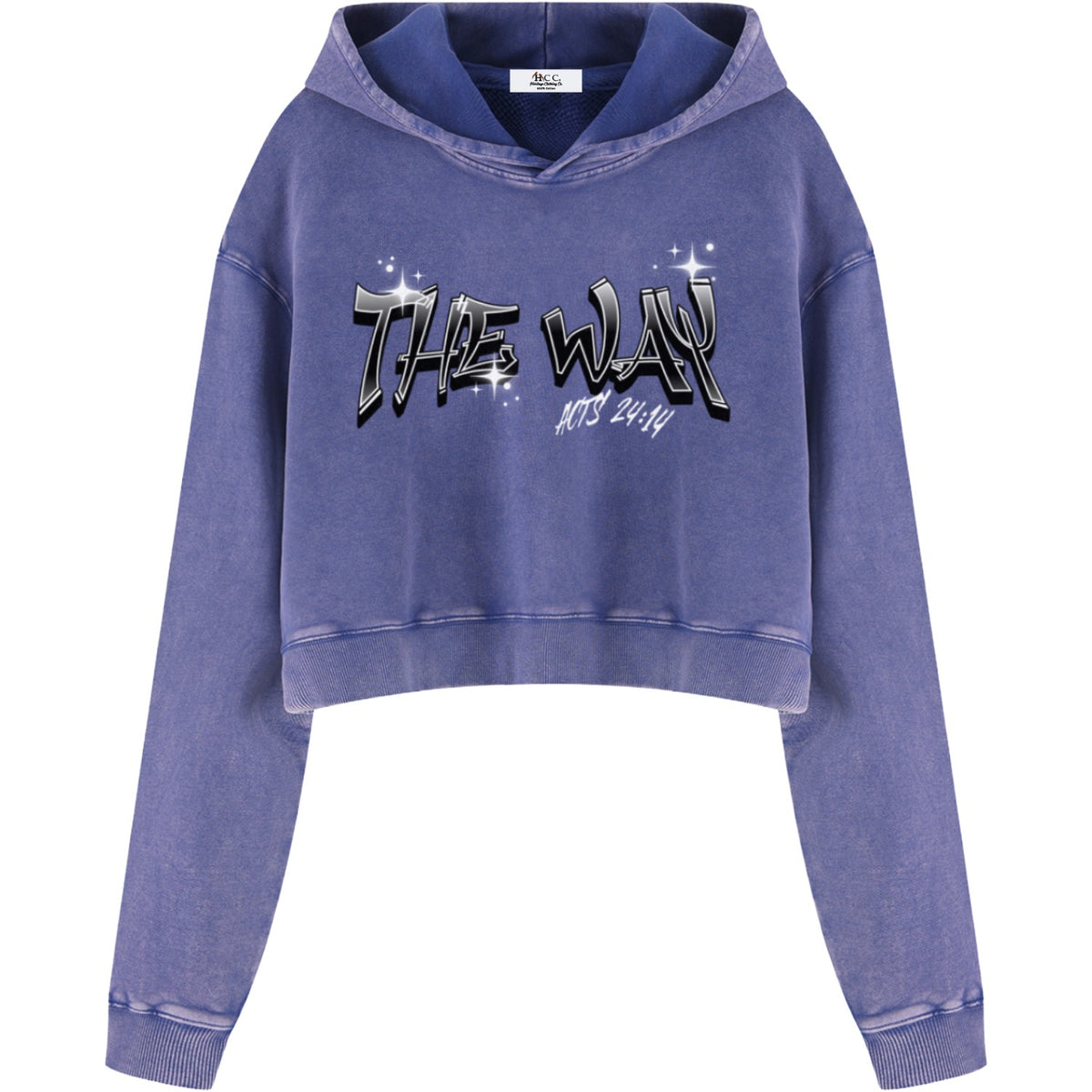 The Way Women’s Vintage Cropped Hoodie