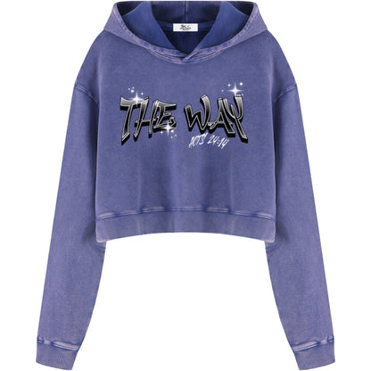 The Way Women’s Vintage Cropped Hoodie