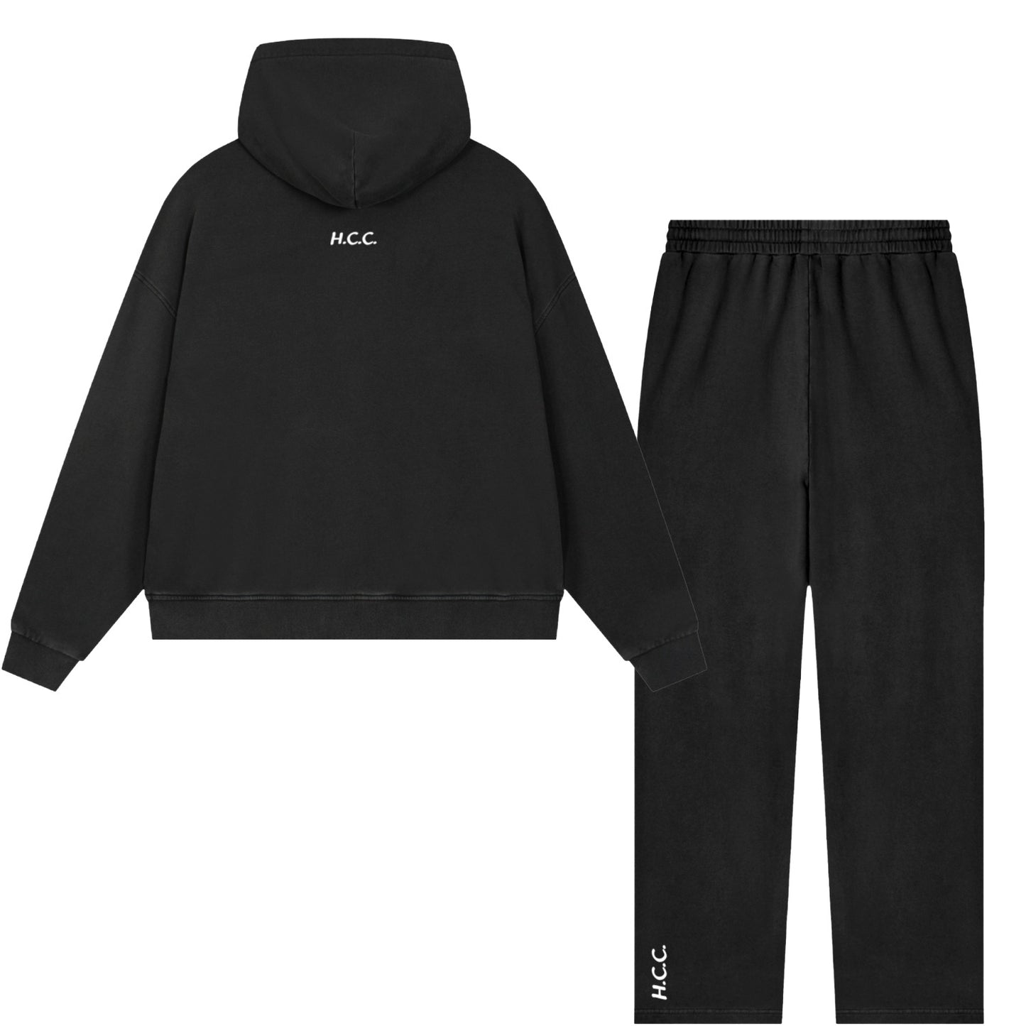 True Name Hebrew Pictograph Black Sweatsuit