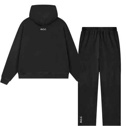 True Name Hebrew Pictograph Black Sweatsuit
