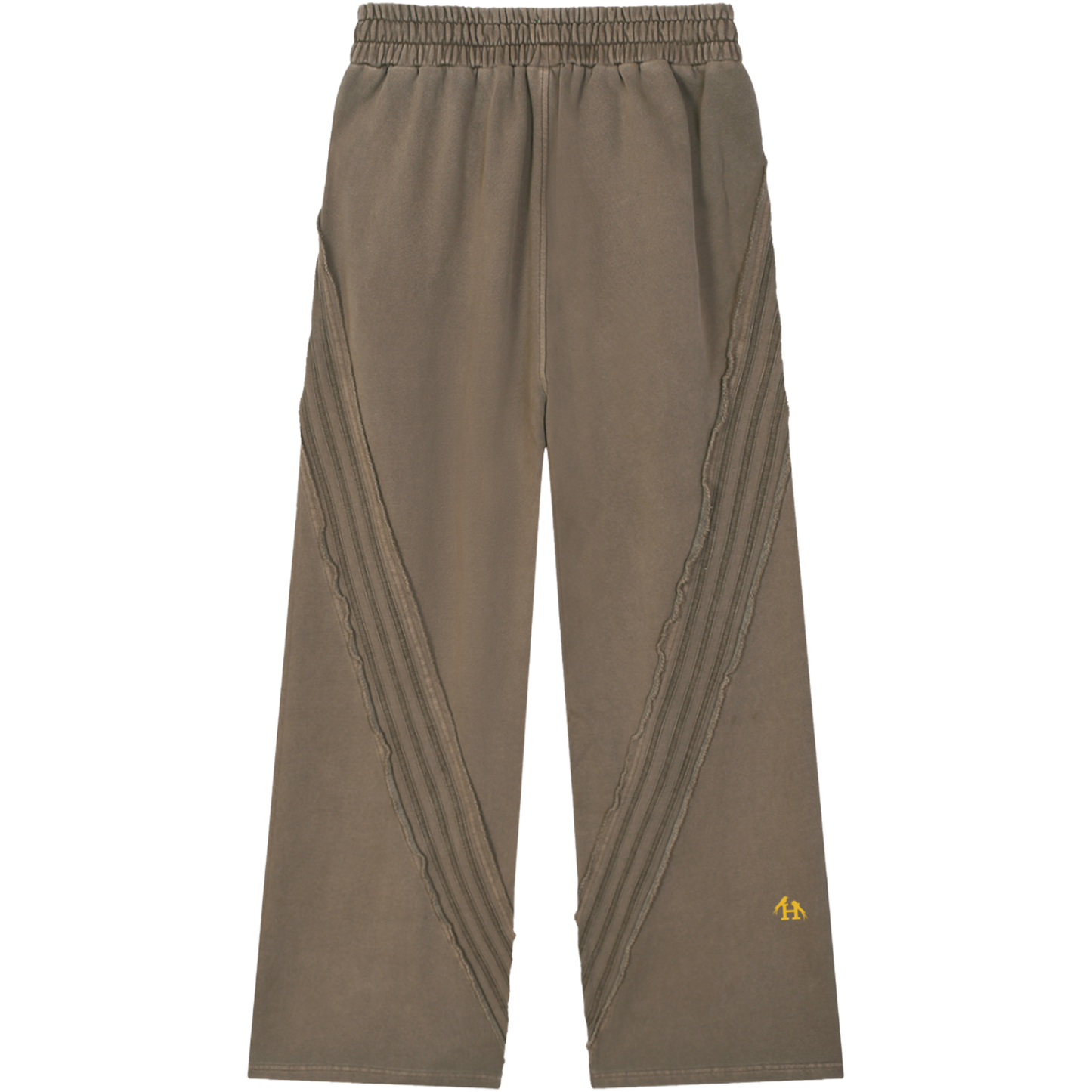 True Name Heritage Essential Raw-Edge Khaki Sweatsuit Bundle