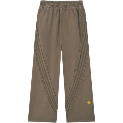 True Name Heritage Essential Raw-Edge Khaki Sweatsuit Bundle