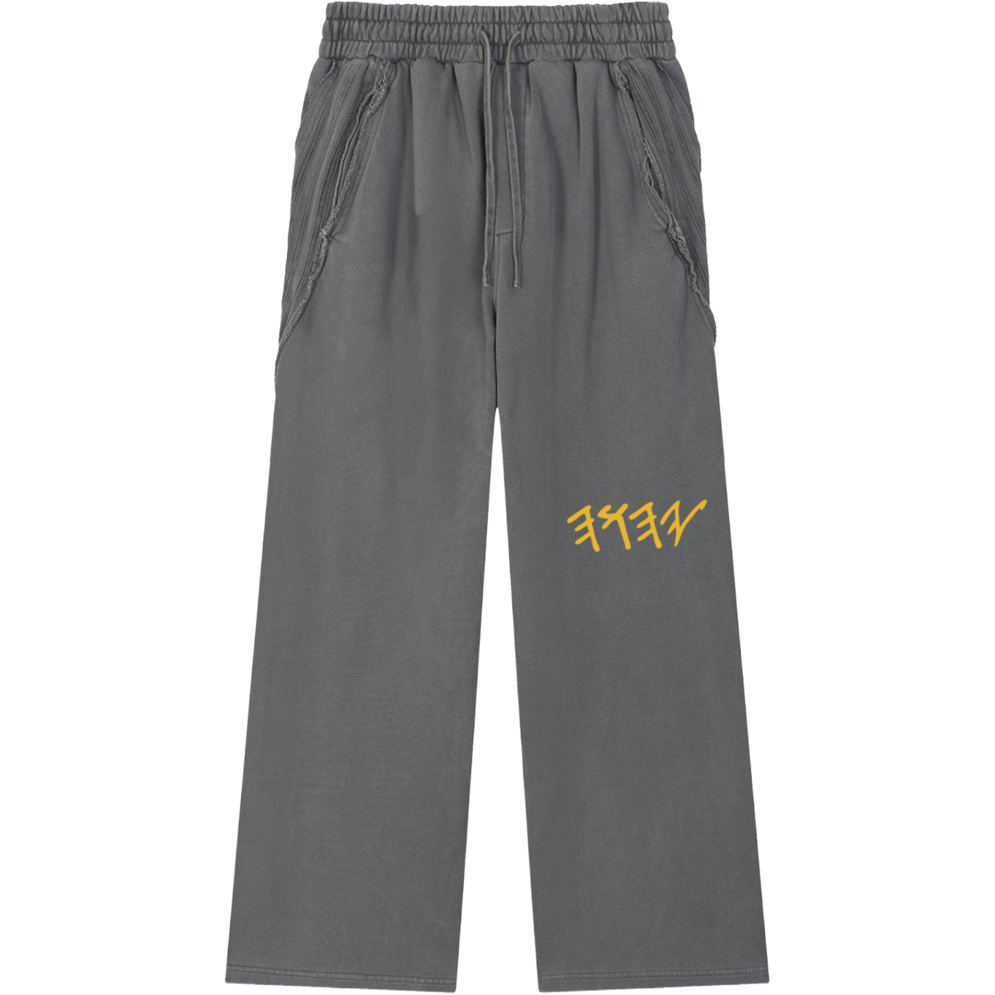 True Name Heritage Essential Raw-Edge Sweatpants