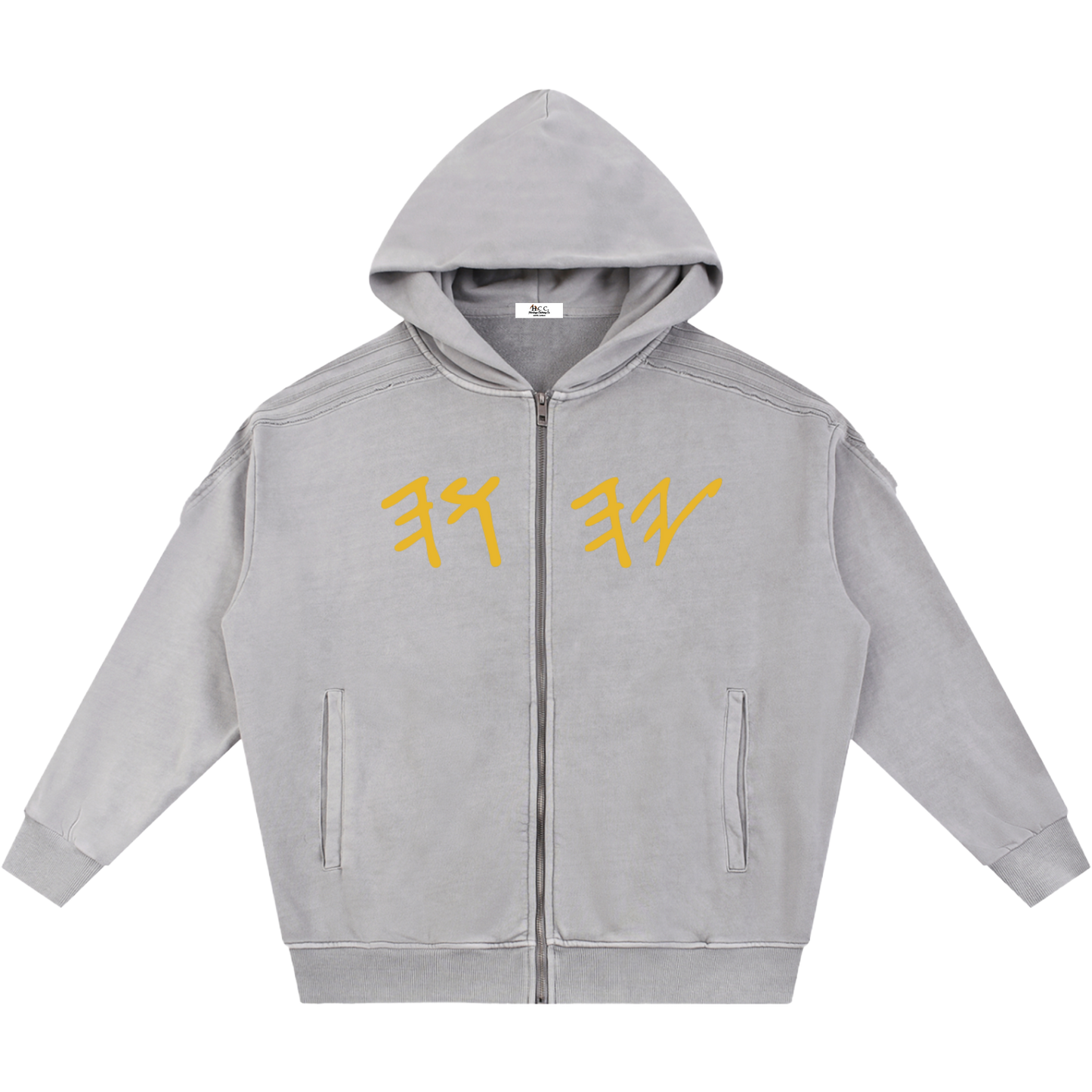 True Name Heritage Essential Raw-Edge Light Gray Sweatsuit Bundle