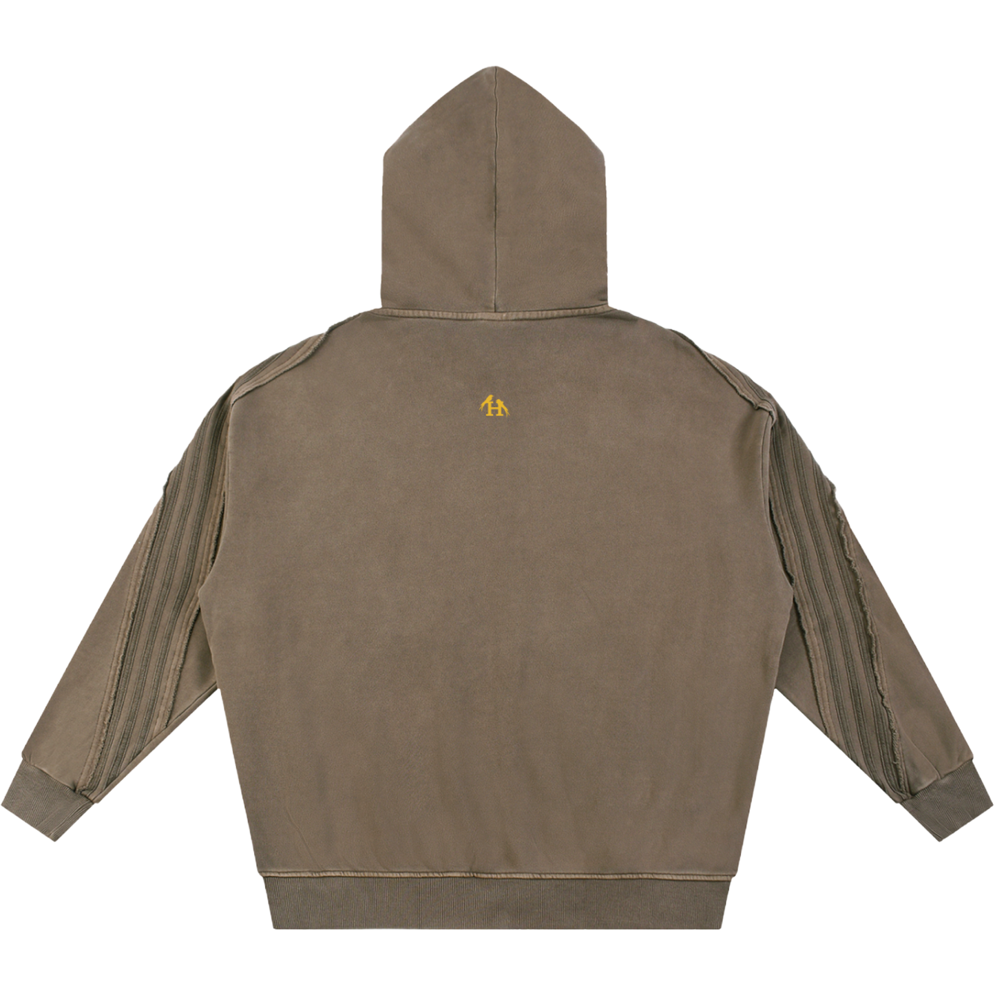 True Name Heritage Essential Raw-Edge Zip Hoodie