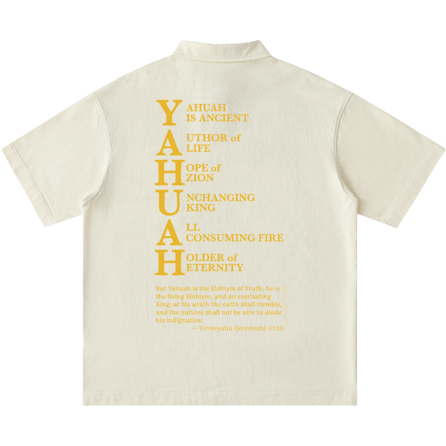 True Name Men's One-Button Short-Sleeve Polo Shirt