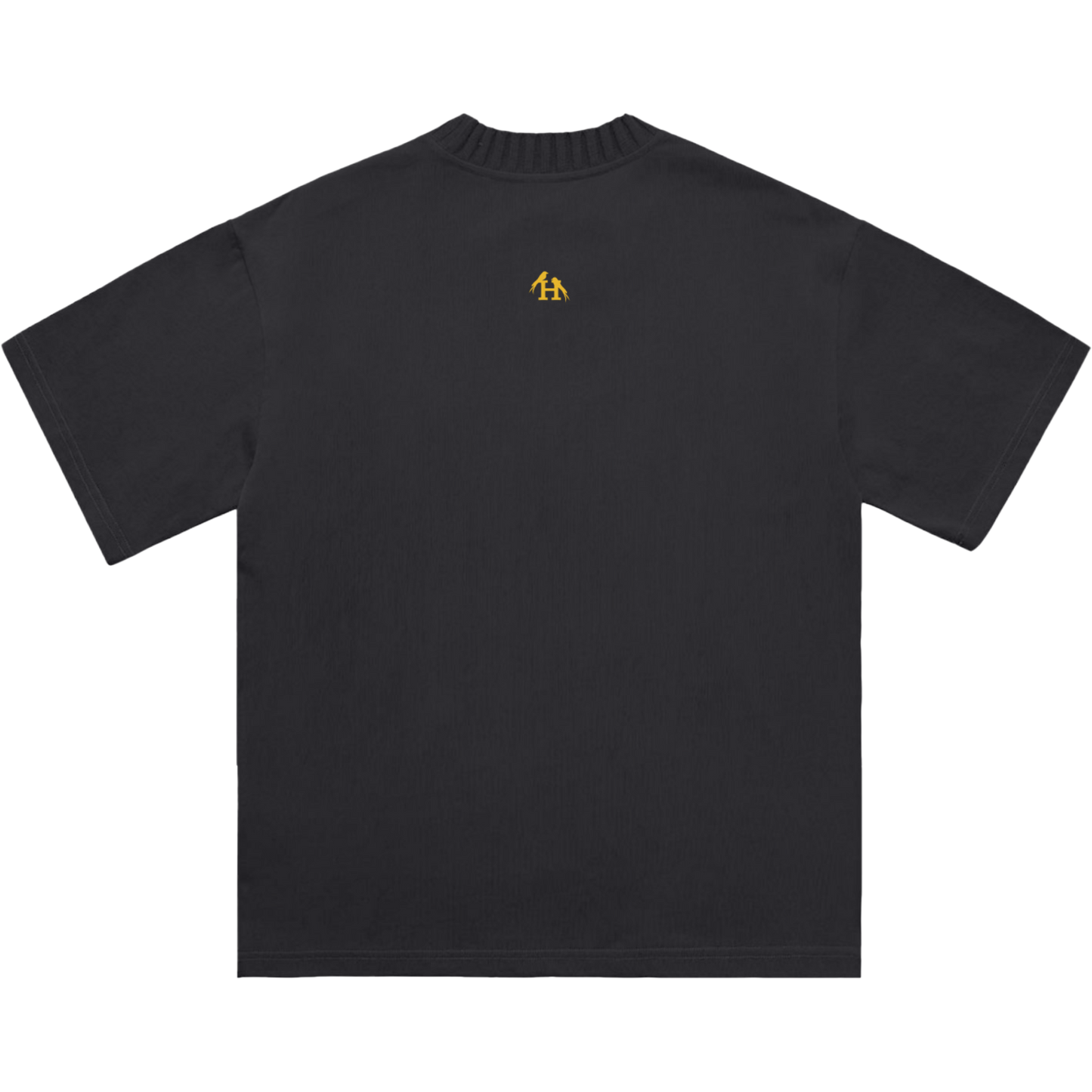 True Name Women's Knitted Neck Short-Sleeve T-Shirt