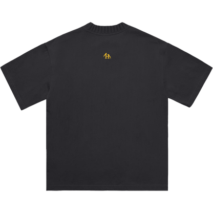 True Name Women's Knitted Neck Short-Sleeve T-Shirt