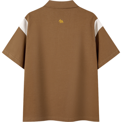 True Name Contrast Polo Shirt