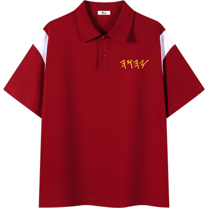 True Name Contrast Polo Shirt