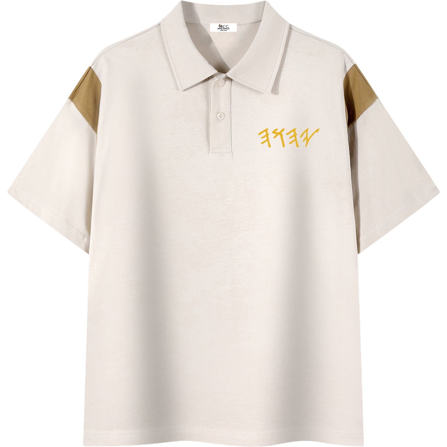 True Name Contrast Polo Shirt