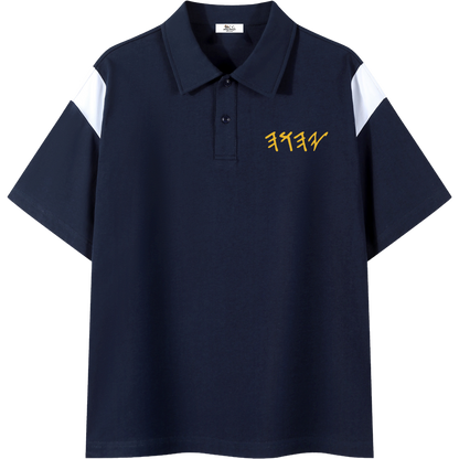 True Name Contrast Polo Shirt