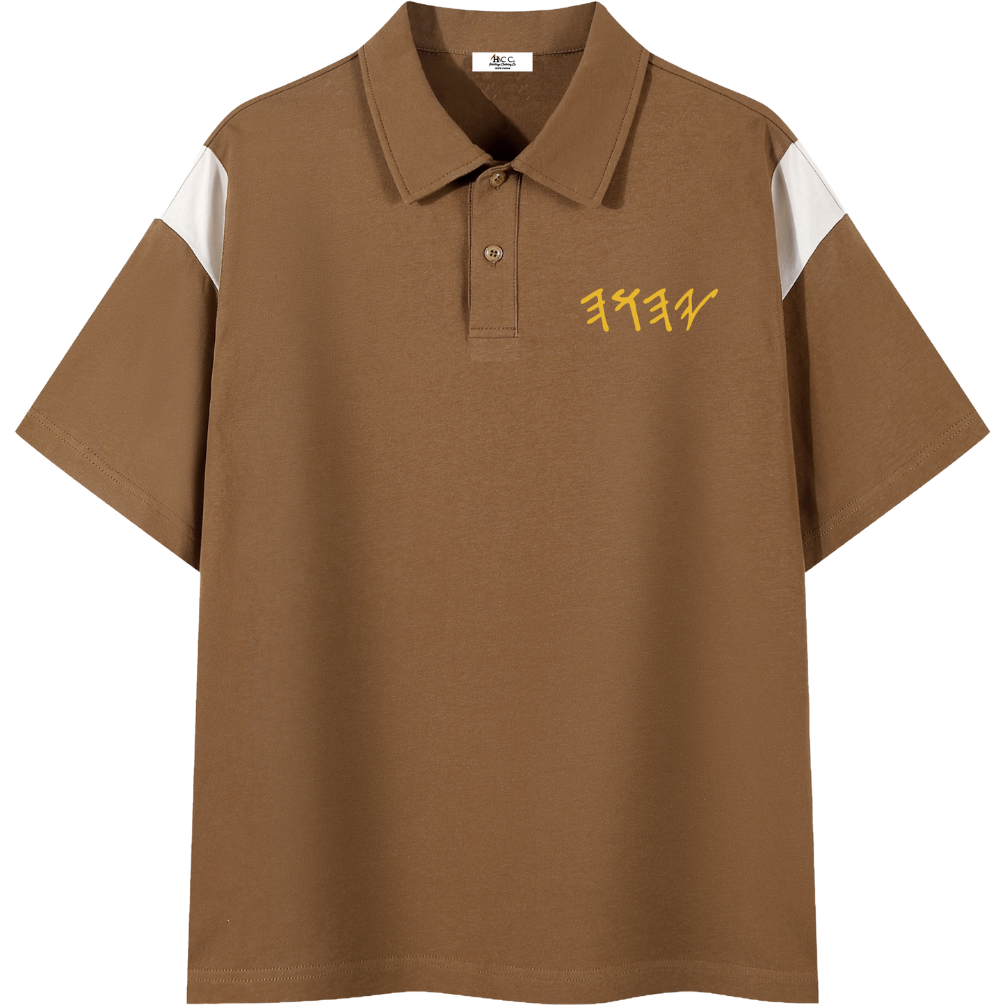 True Name Contrast Polo Shirt