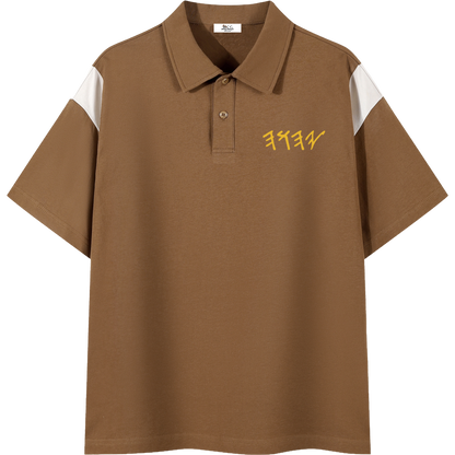 True Name Contrast Polo Shirt