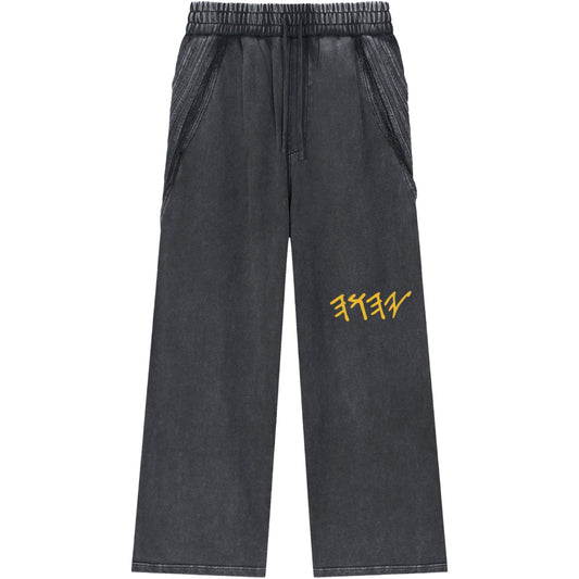 True Name Heritage Essential Raw-Edge Sweatpants