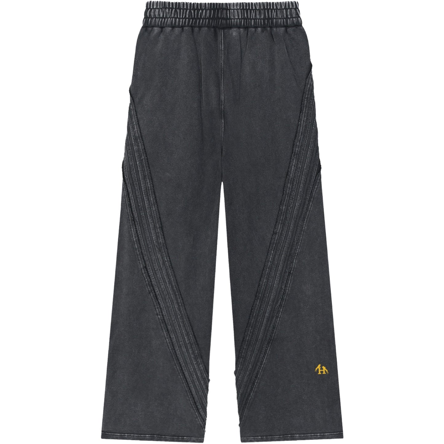 True Name Heritage Essential Raw-Edge Black Sweatsuit Bundle