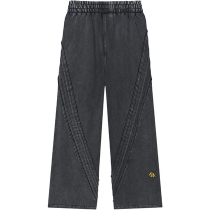 True Name Heritage Essential Raw-Edge Black Sweatsuit Bundle