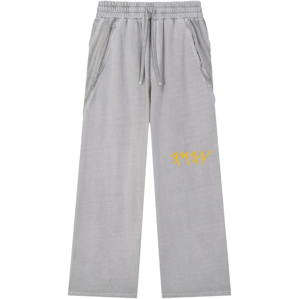 True Name Heritage Essential Raw-Edge Light Gray Sweatsuit Bundle