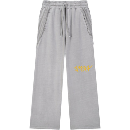 True Name Heritage Essential Raw-Edge Light Gray Sweatsuit Bundle