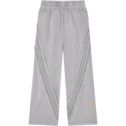 True Name Heritage Essential Raw-Edge Light Gray Sweatsuit Bundle