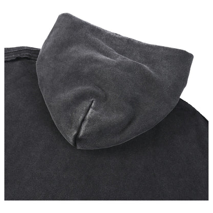 True Name Heritage Essential Raw-Edge Zip Hoodie