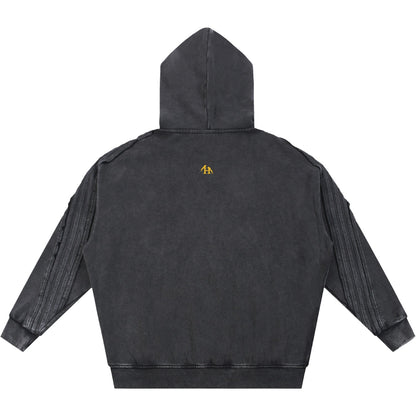 True Name Heritage Essential Raw-Edge Black Sweatsuit Bundle