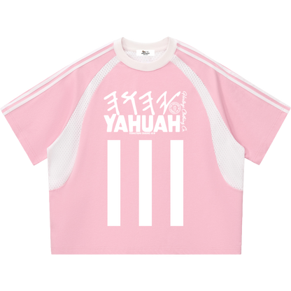 True Name Women's Mesh Panel T-Shirt