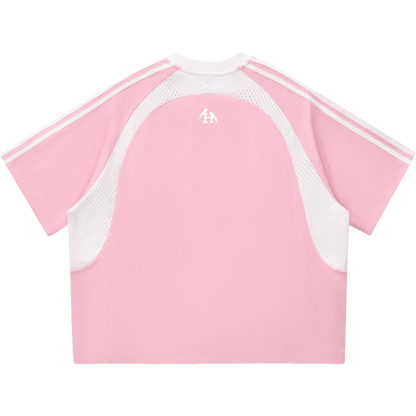 True Name Women's Mesh Panel T-Shirt