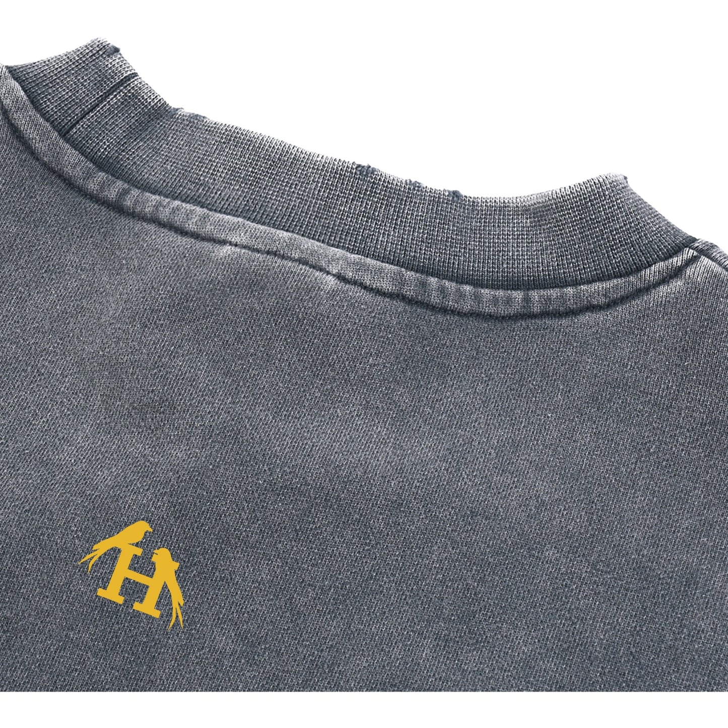True Name Women's Raw Edge Cropped Sweatshirt