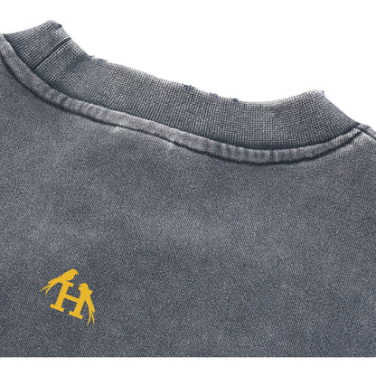 True Name Women's Raw Edge Cropped Sweatshirt