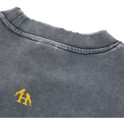 True Name Women's Raw Edge Cropped Sweatshirt