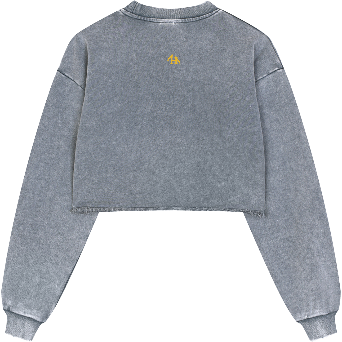 True Name Women’s Gray Cropped Sweatshirt and Tank Top Bundle