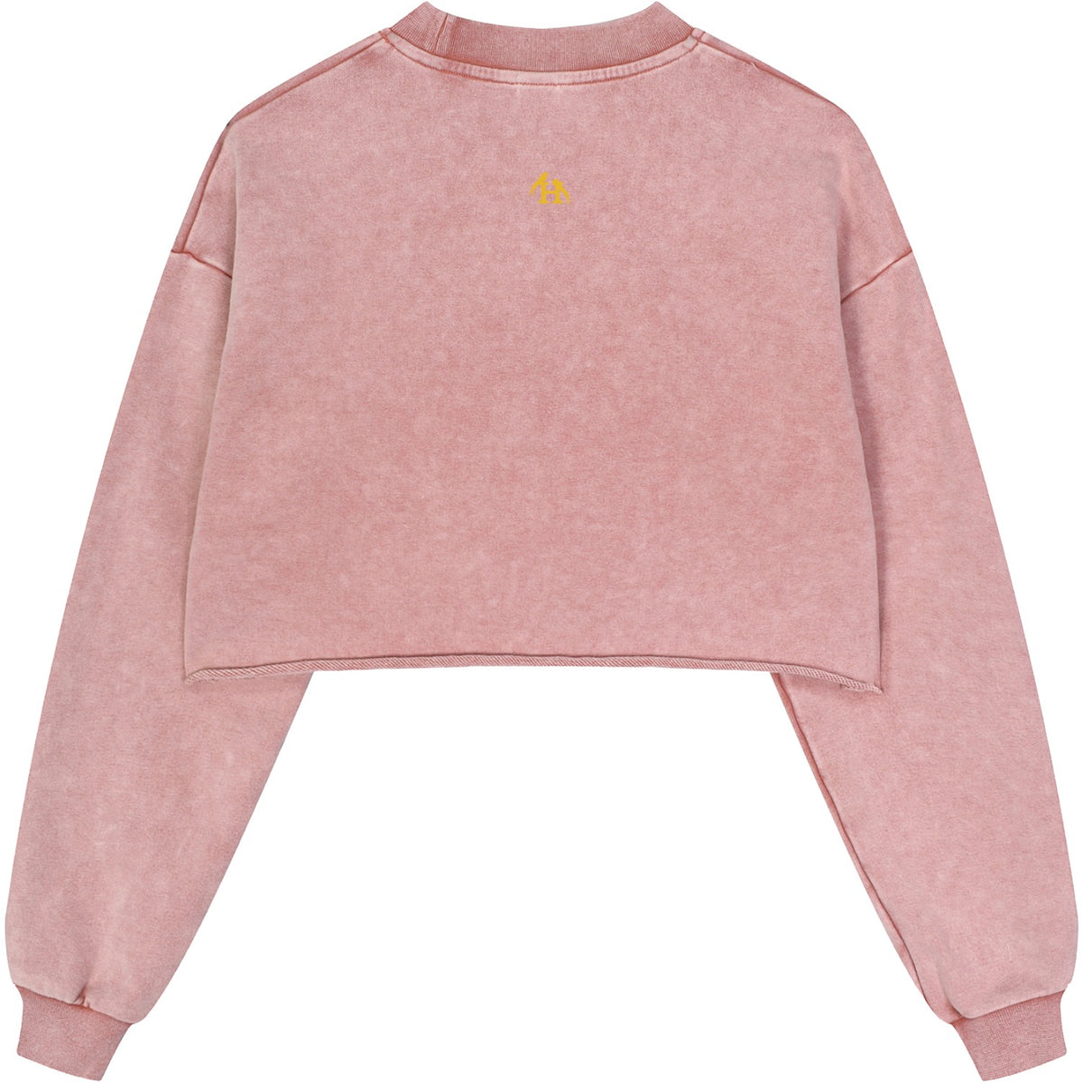 True Name Women's Raw Edge Cropped Sweatshirt