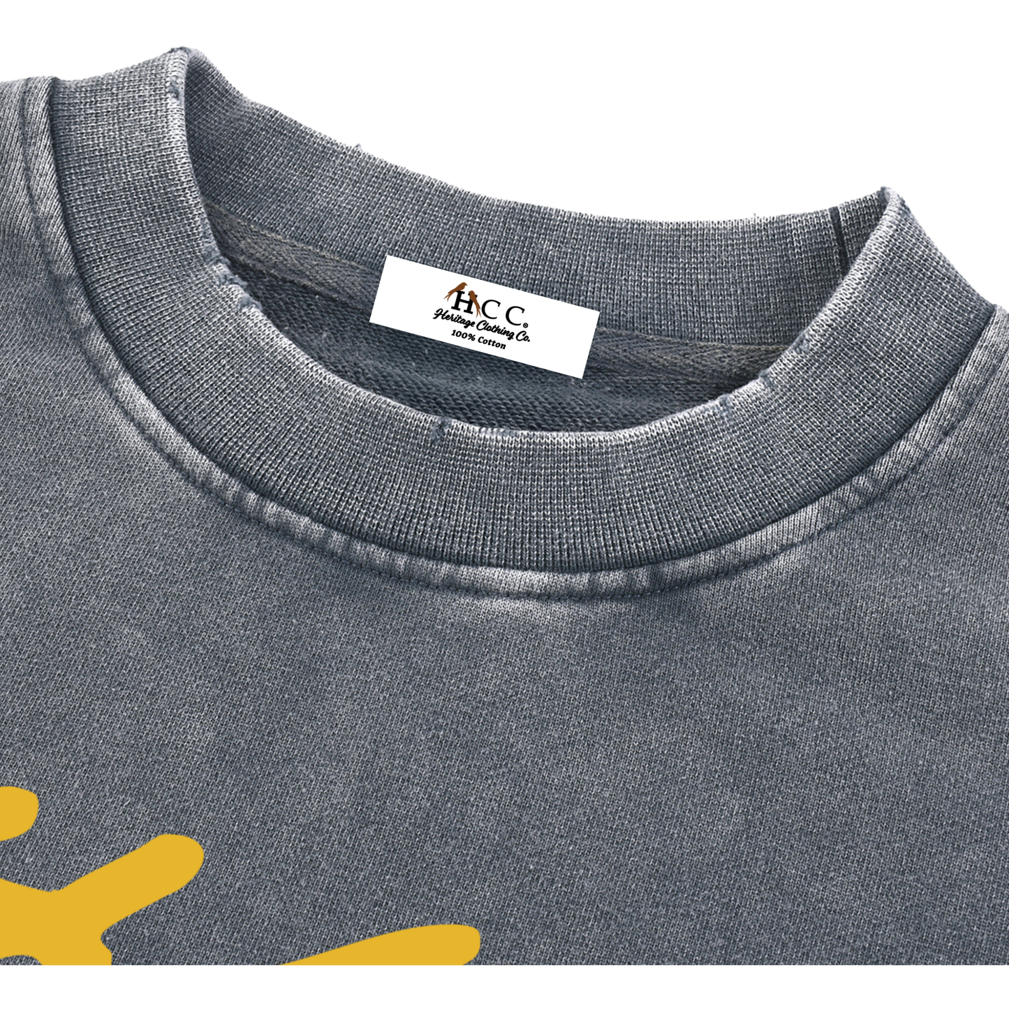 True Name Women's Raw Edge Cropped Sweatshirt