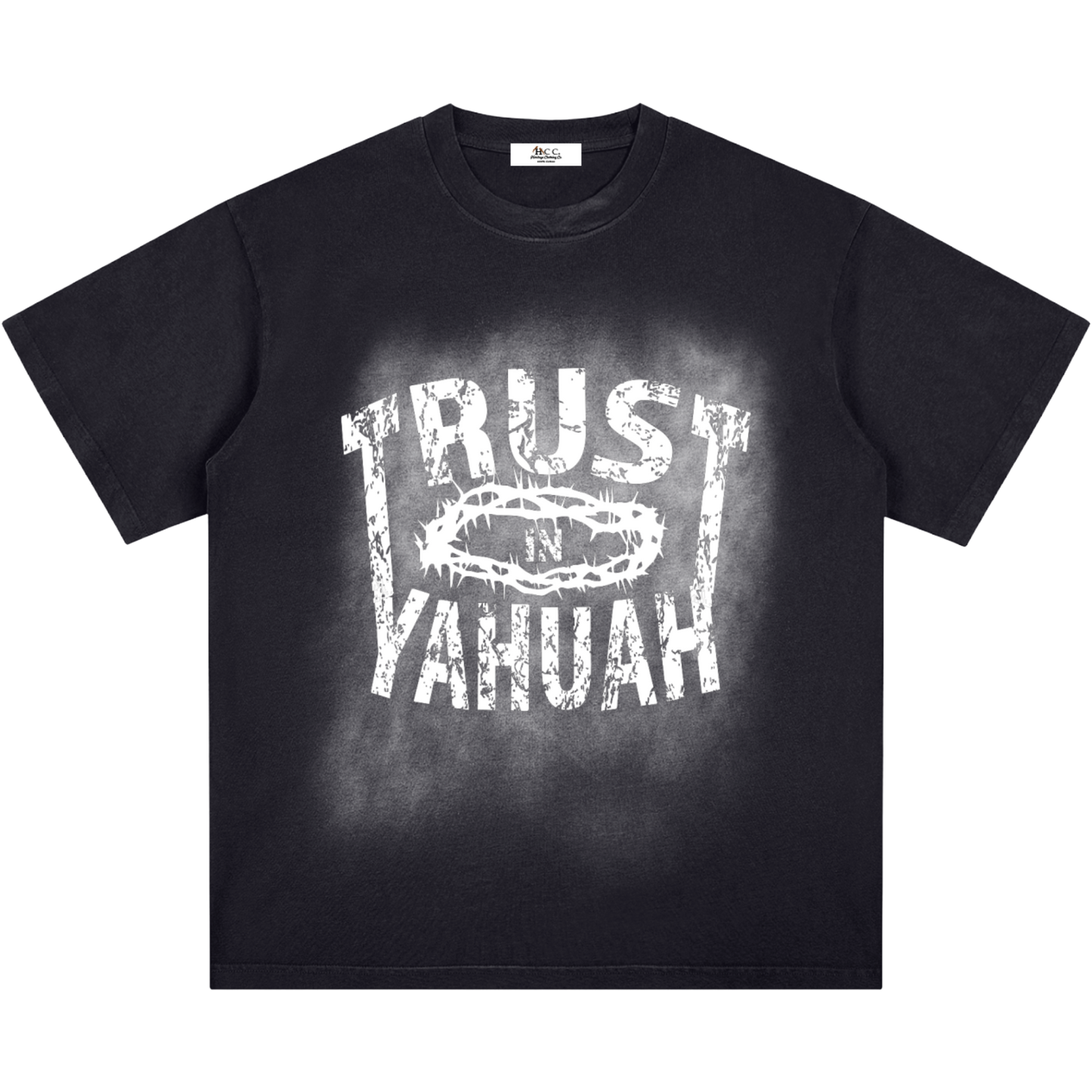 Trust In Yahuah Vintage Washed Short-Sleeve T-Shirt