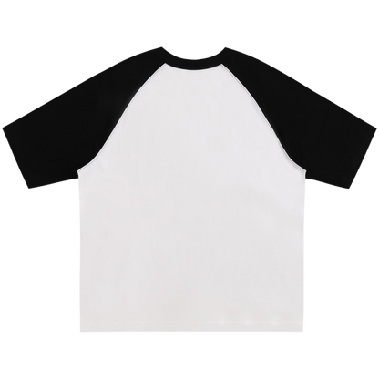 Two-Tone Raglan Short-Sleeve T-Shirt