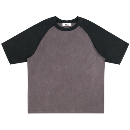 Two-Tone Raglan Short-Sleeve T-Shirt
