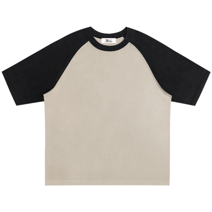 Two-Tone Raglan Short-Sleeve T-Shirt
