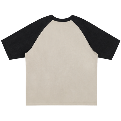 Two-Tone Raglan Short-Sleeve T-Shirt