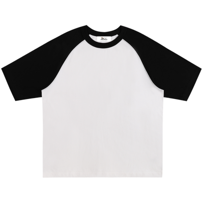 Two-Tone Raglan Short-Sleeve T-Shirt