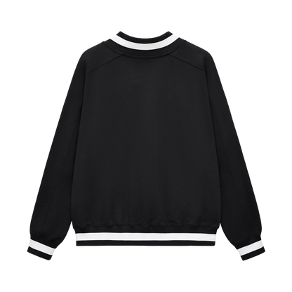 V-Neck Crosscut Sweatshirt