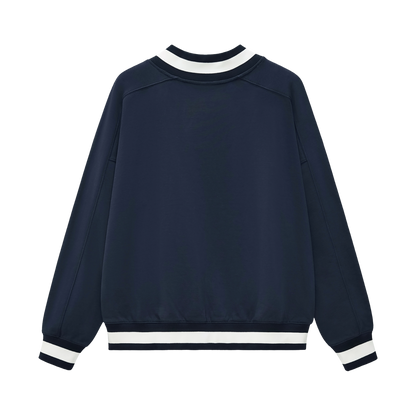 V-Neck Crosscut Sweatshirt