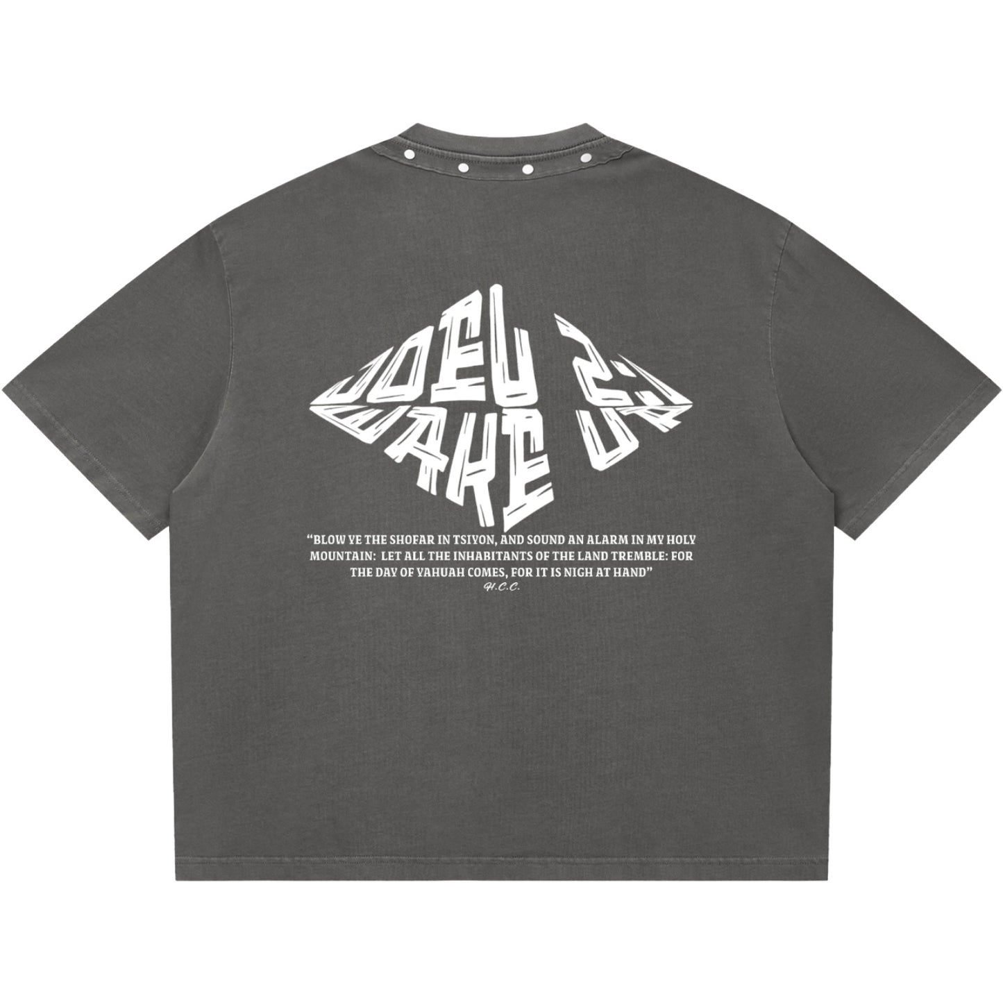 Wake Up From Slumber Studded Neckline T-Shirt