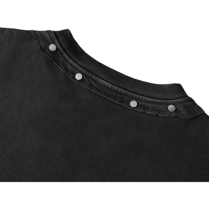 Wake Up From Slumber Studded Neckline T-Shirt