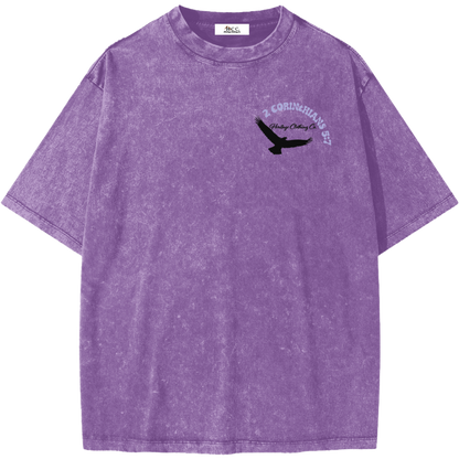 Walk By Faith Women's Snow Washed T-Shirt