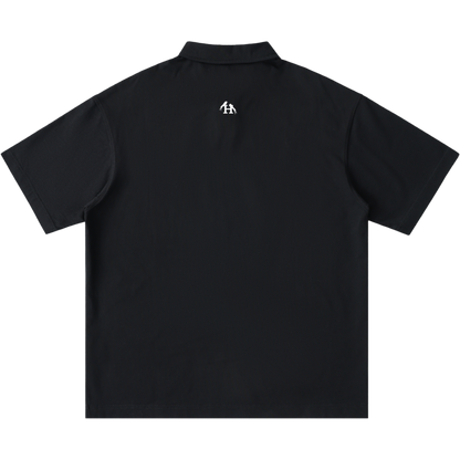 Wear His Name One-Button Short-Sleeve Polo Shirt