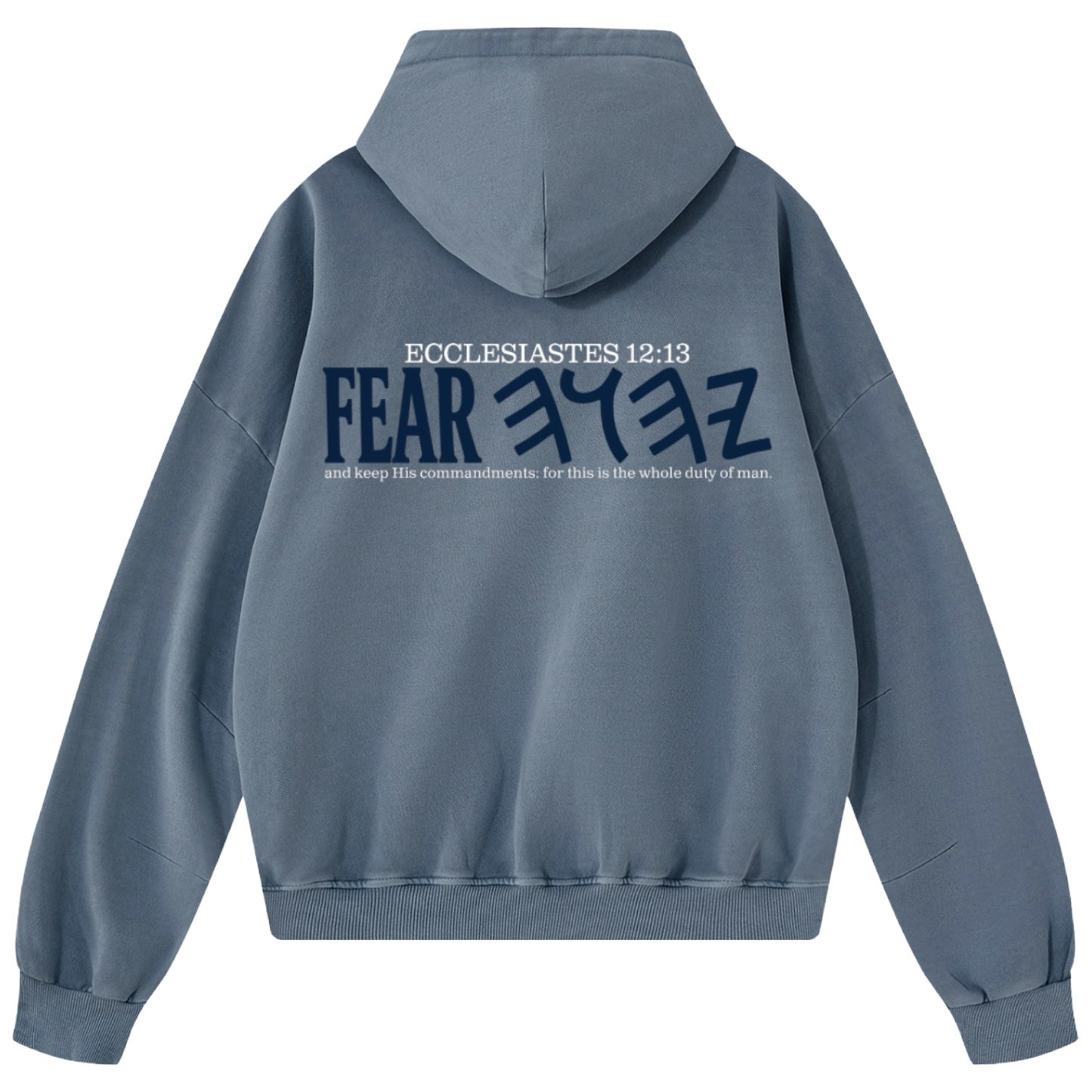 Whole Duty Of Man Boxy Vintage Hoodie