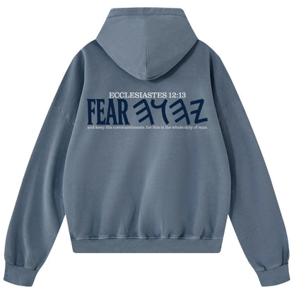 Whole Duty Of Man Boxy Vintage Hoodie
