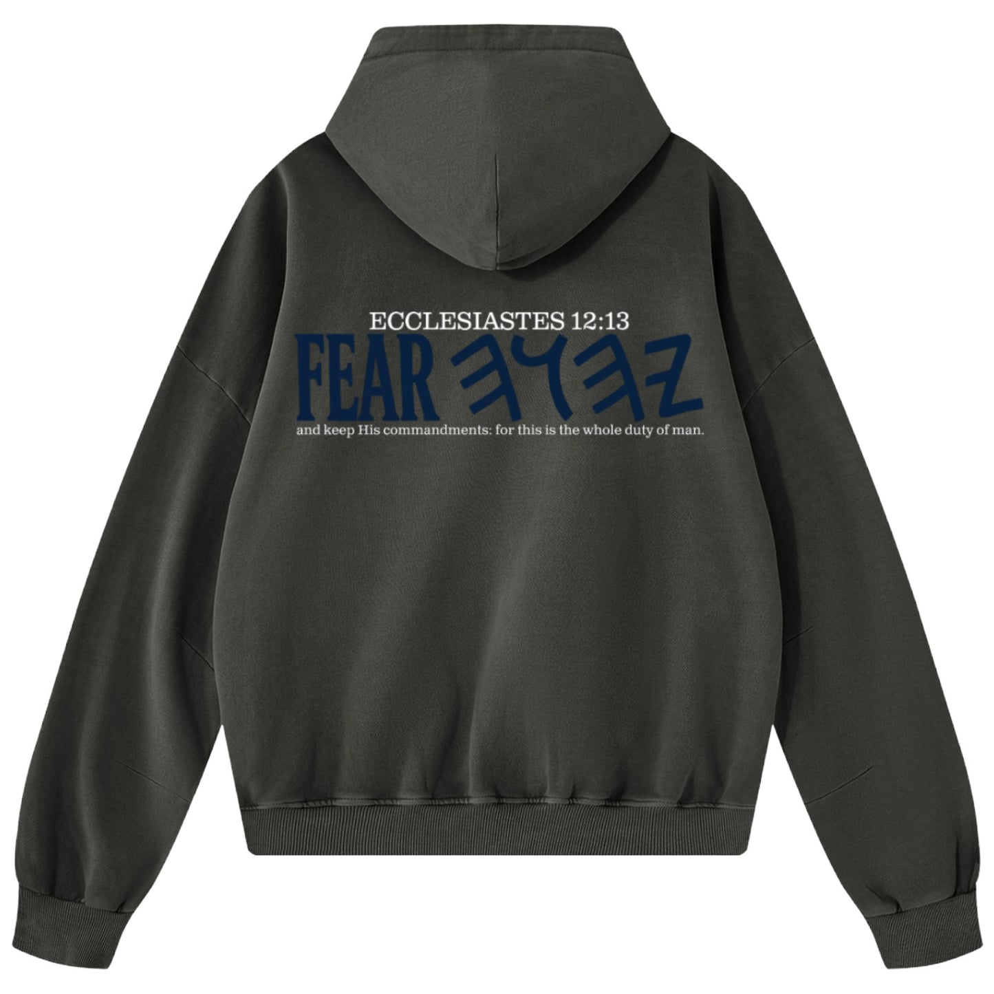 Whole Duty Of Man Boxy Vintage Hoodie