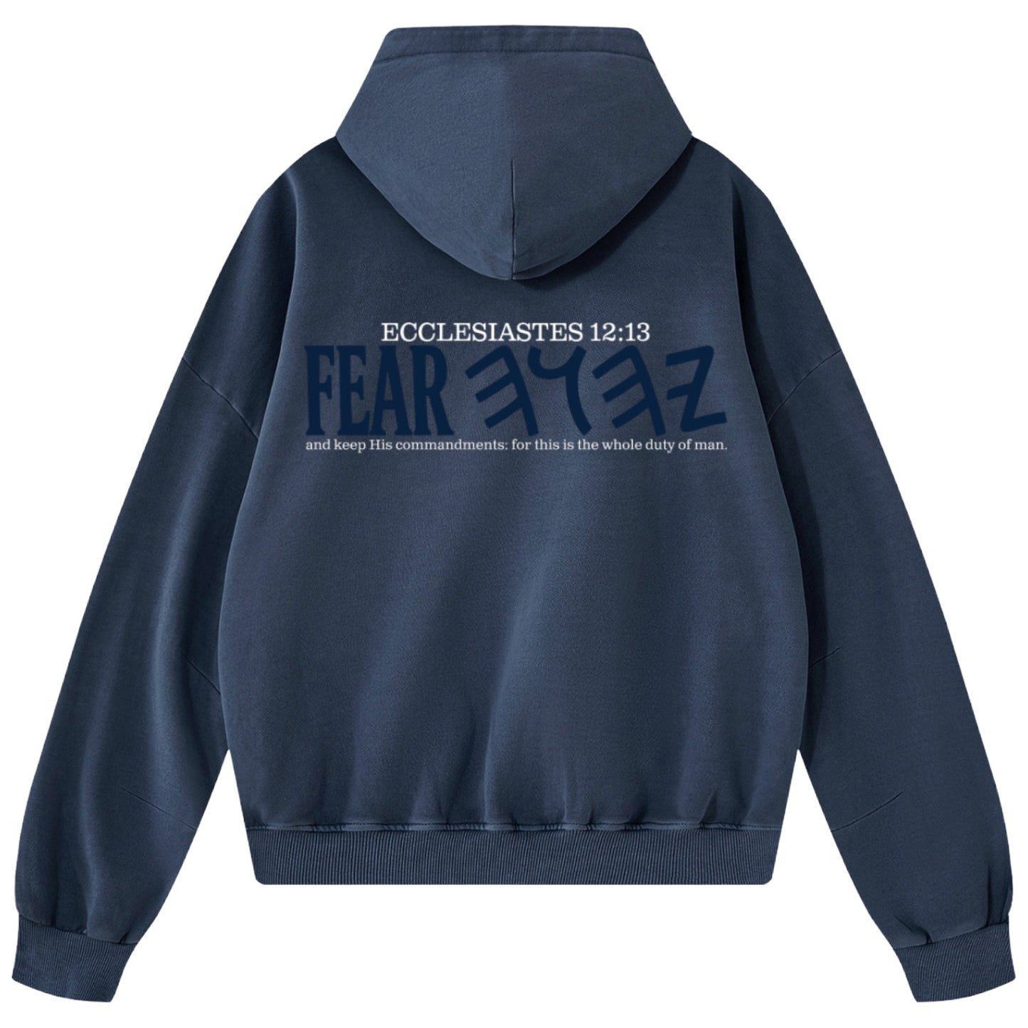 Whole Duty Of Man Boxy Vintage Hoodie
